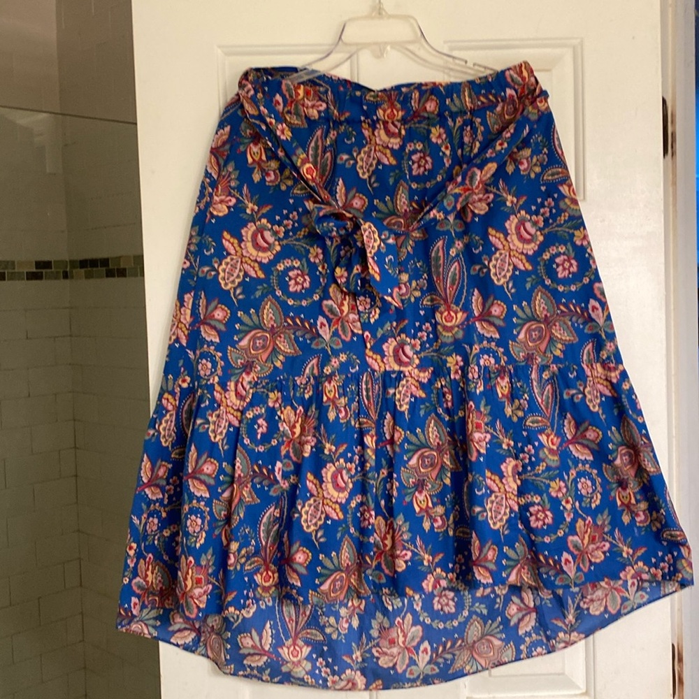 J. Crew paisley skirt size 10